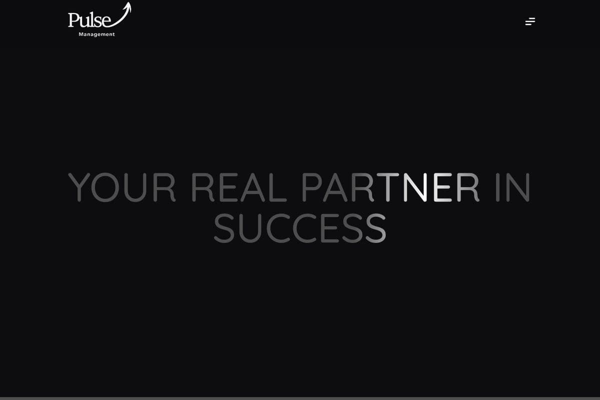 PULSE website, home page