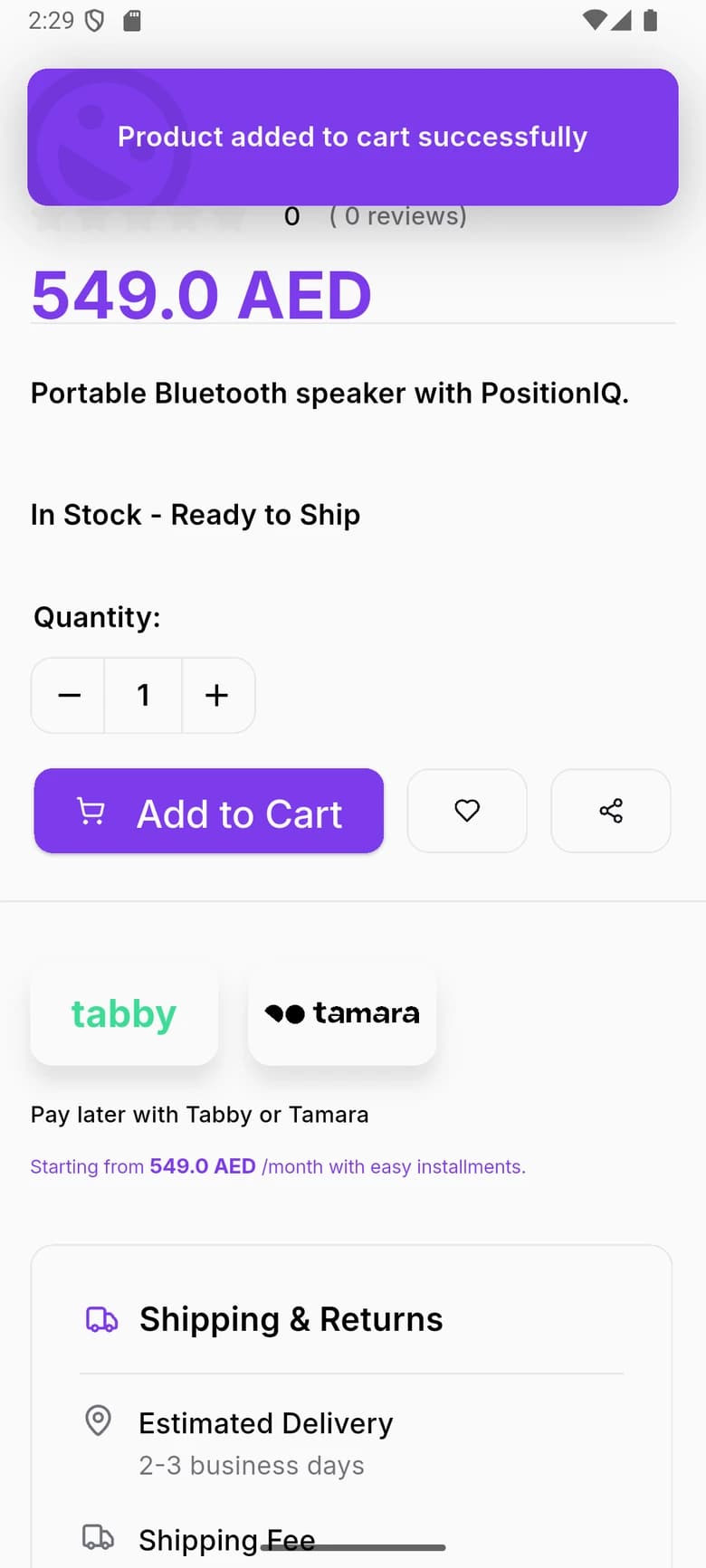 WDI Marketplace: Added to cart. Instant confirmation, stock status and pay-later options.